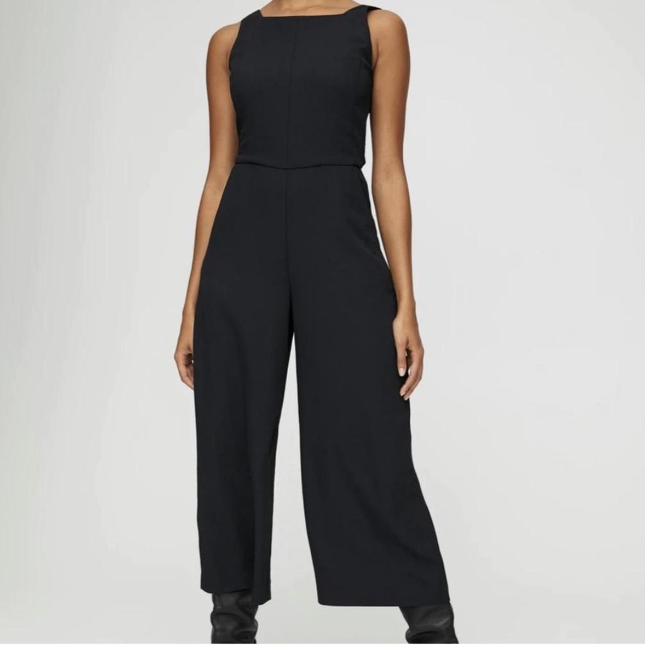 Aritzia Women's Black Jumpsuit Depop