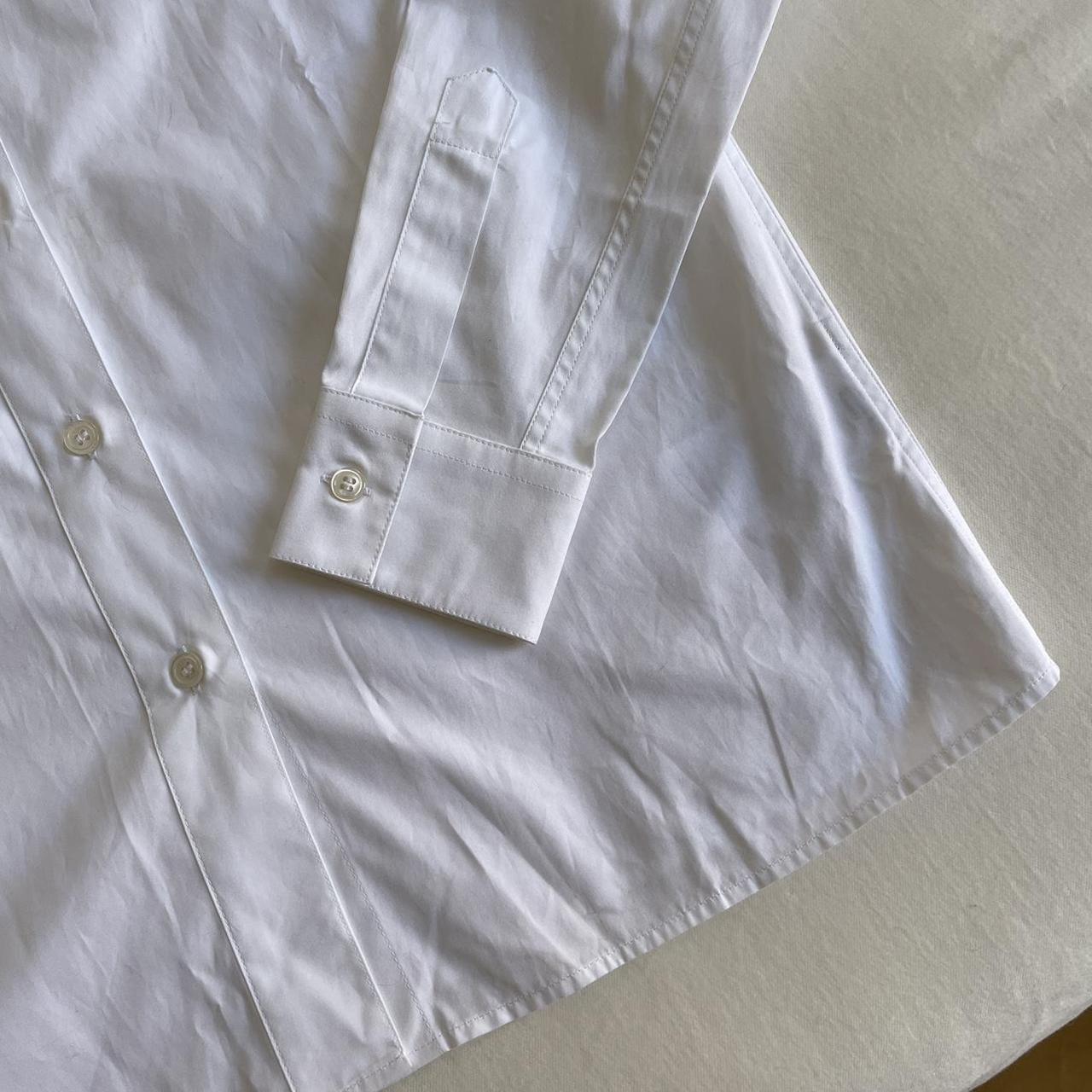 Bottega Veneta Women's White Shirt | Depop