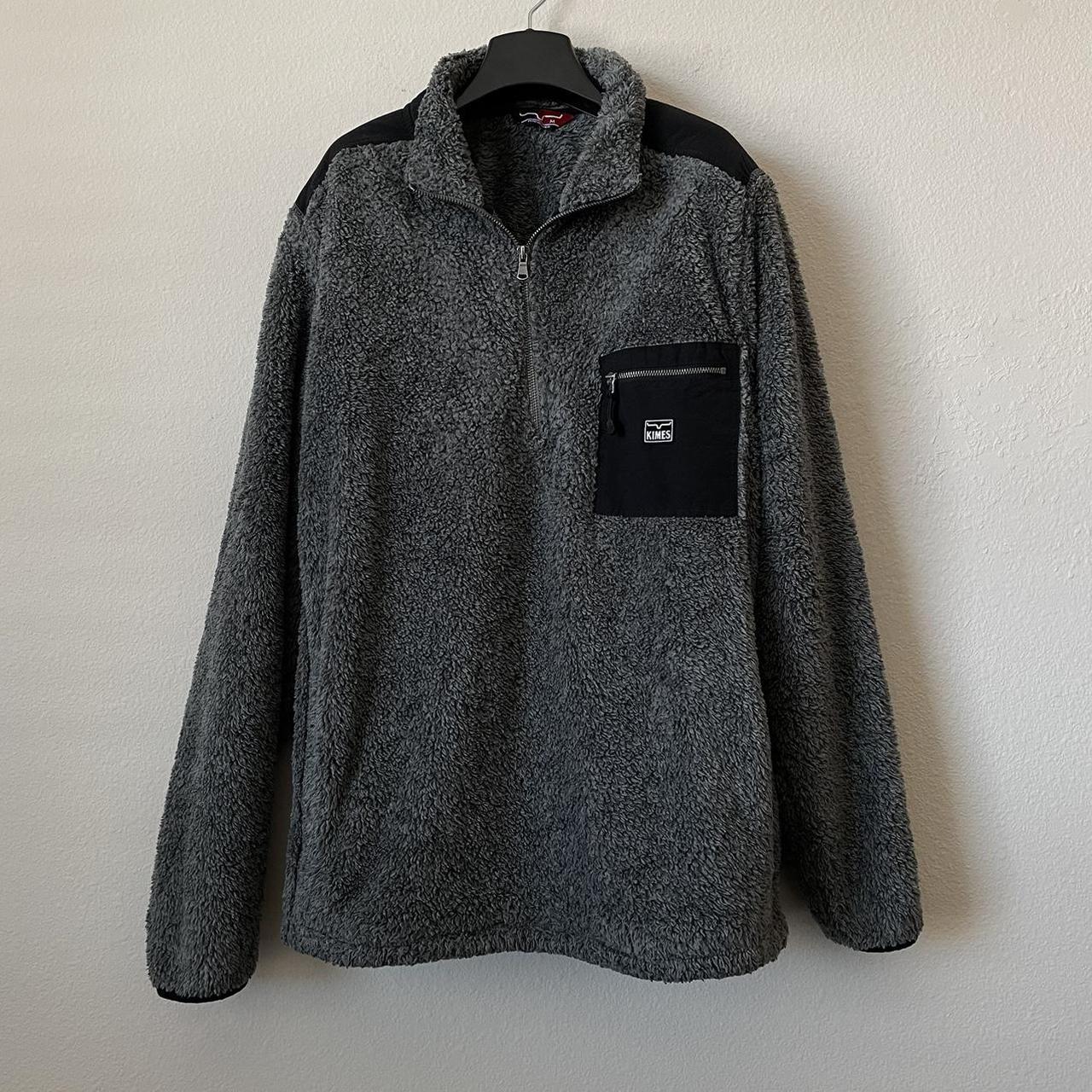 Kimes Ranch Men’s Whiskey Fleece 1/4 Zip Pullover... - Depop