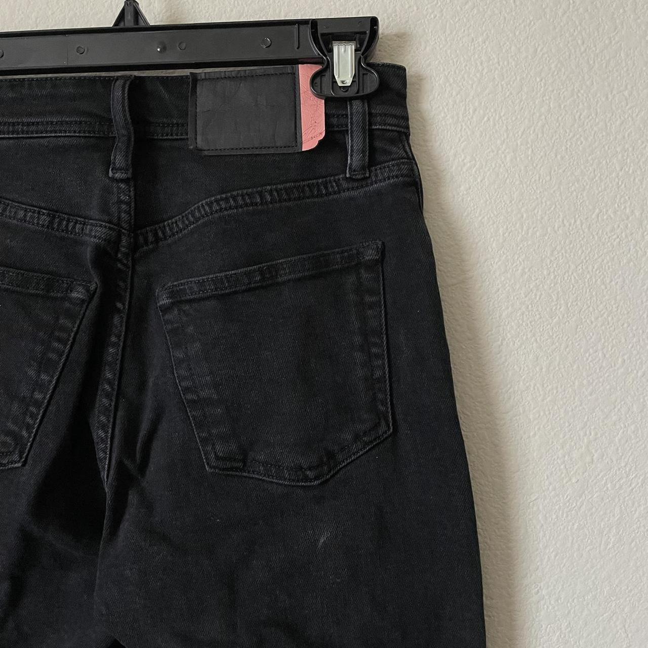 Acne Studios Black Bla Konst Melk Used Jeans In Used Black