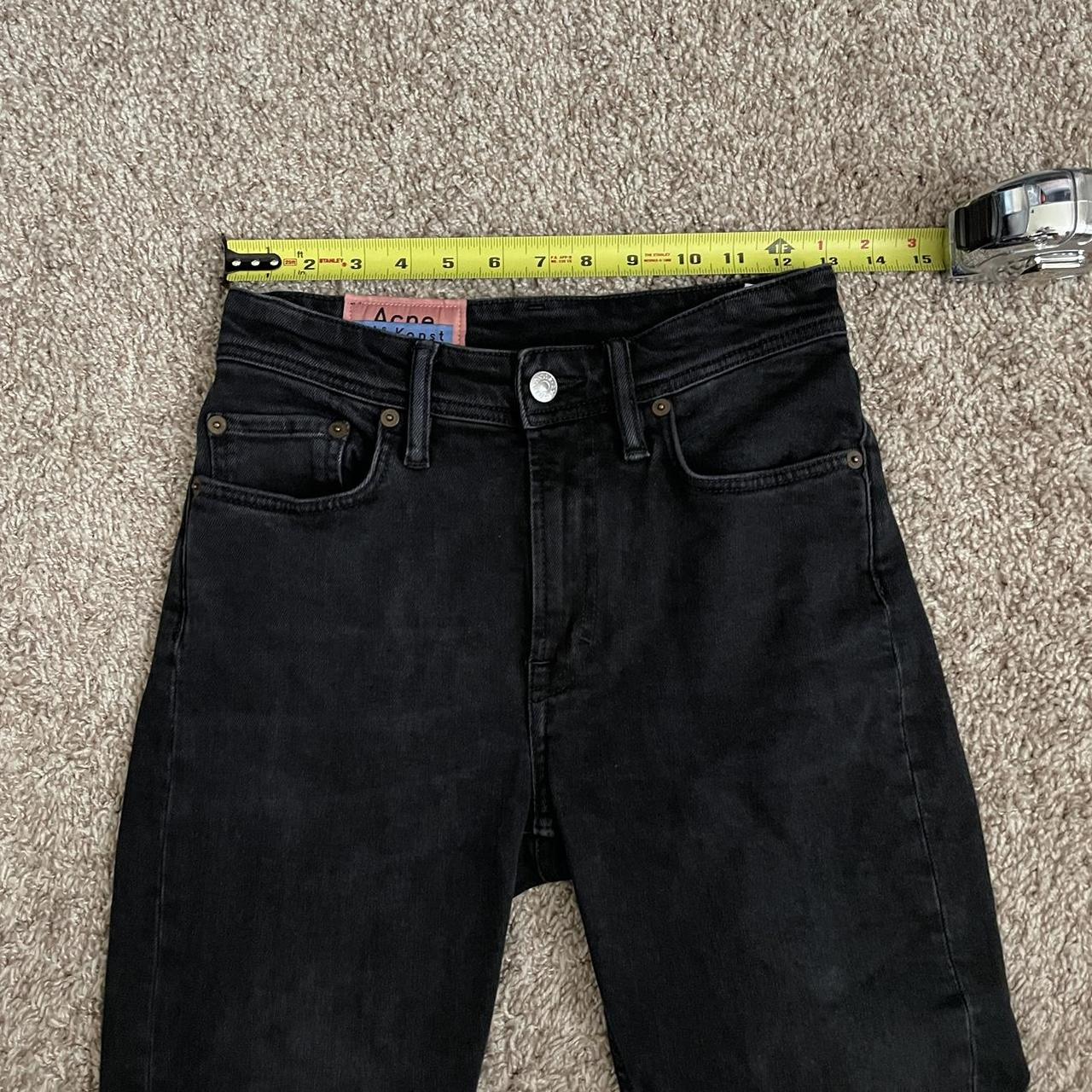 Acne Studios Bla Konst Melk Used Black Skinny Jeans. | Depop
