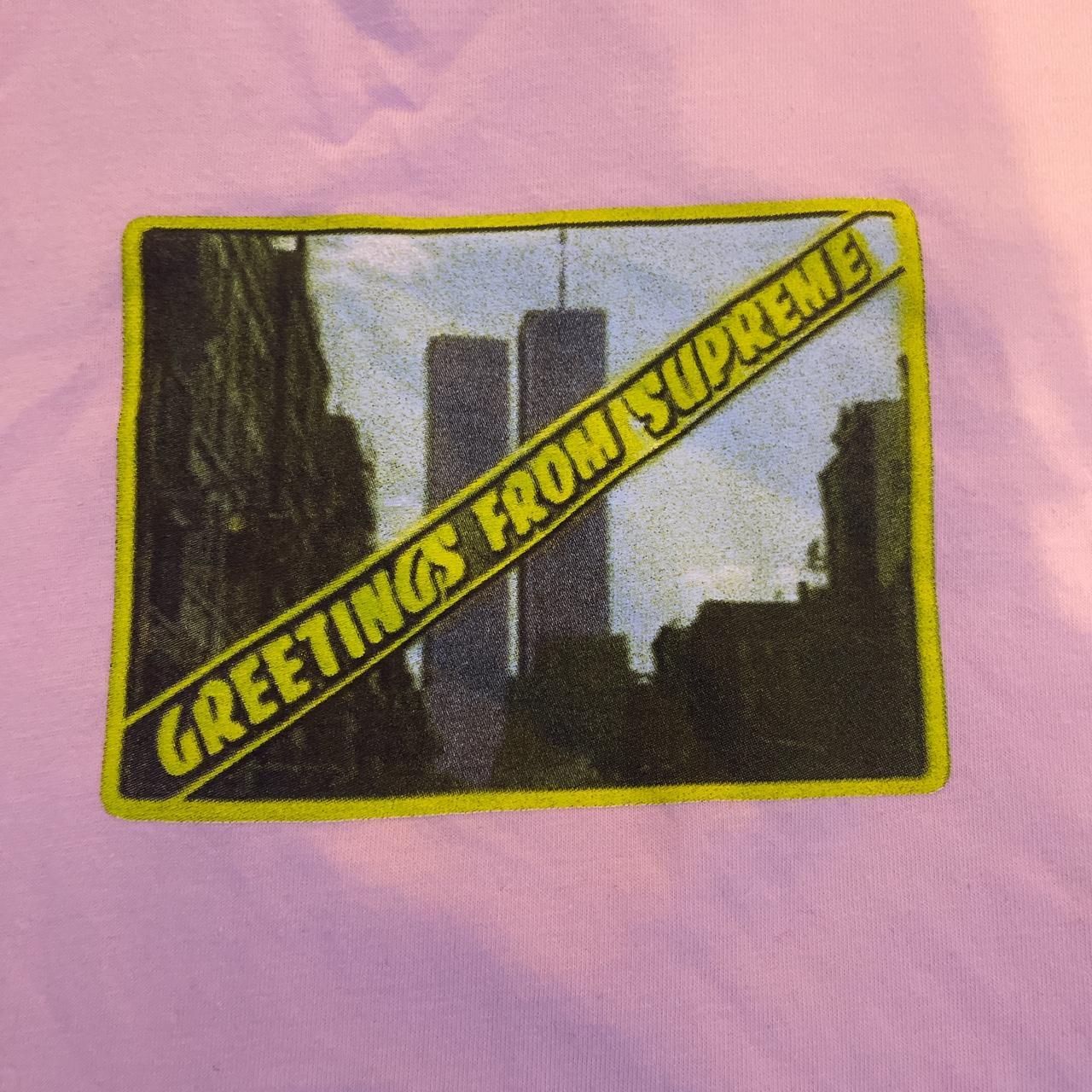 Pink supreme tee don’t wear Ss19 Message offers - Depop