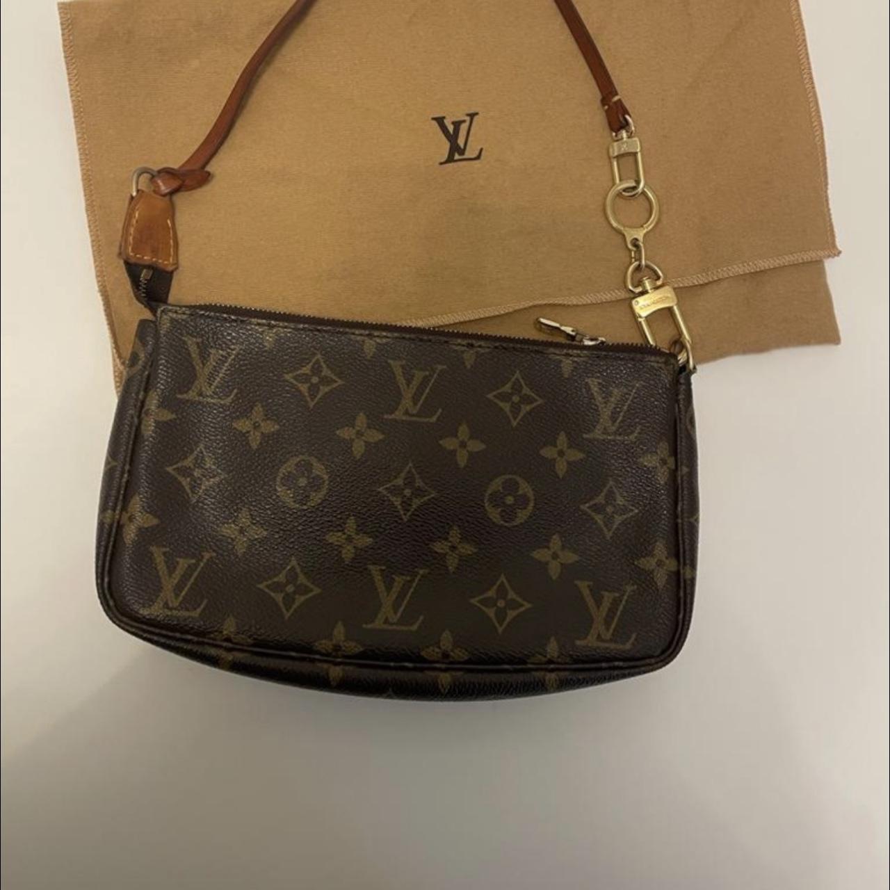 The receipt for the Montana Louis Vuitton handbag as