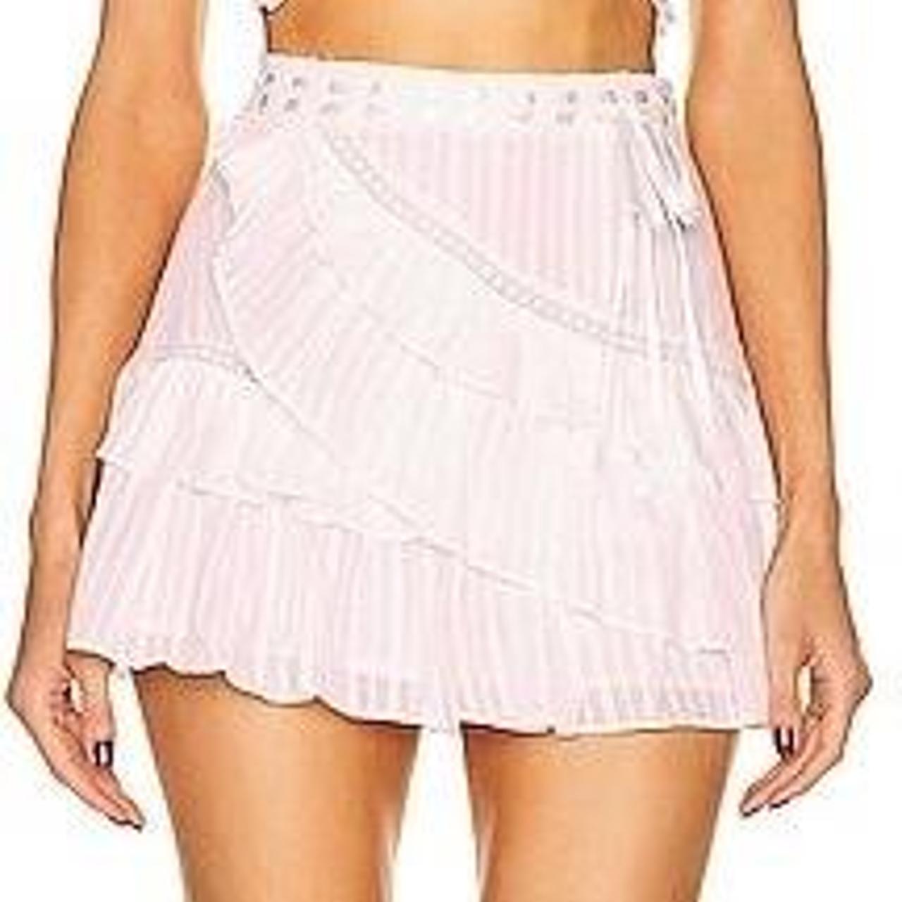 LoveShackFancy Women's Skirt Depop