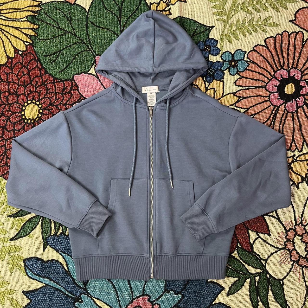 Faded blue outlet hoodie