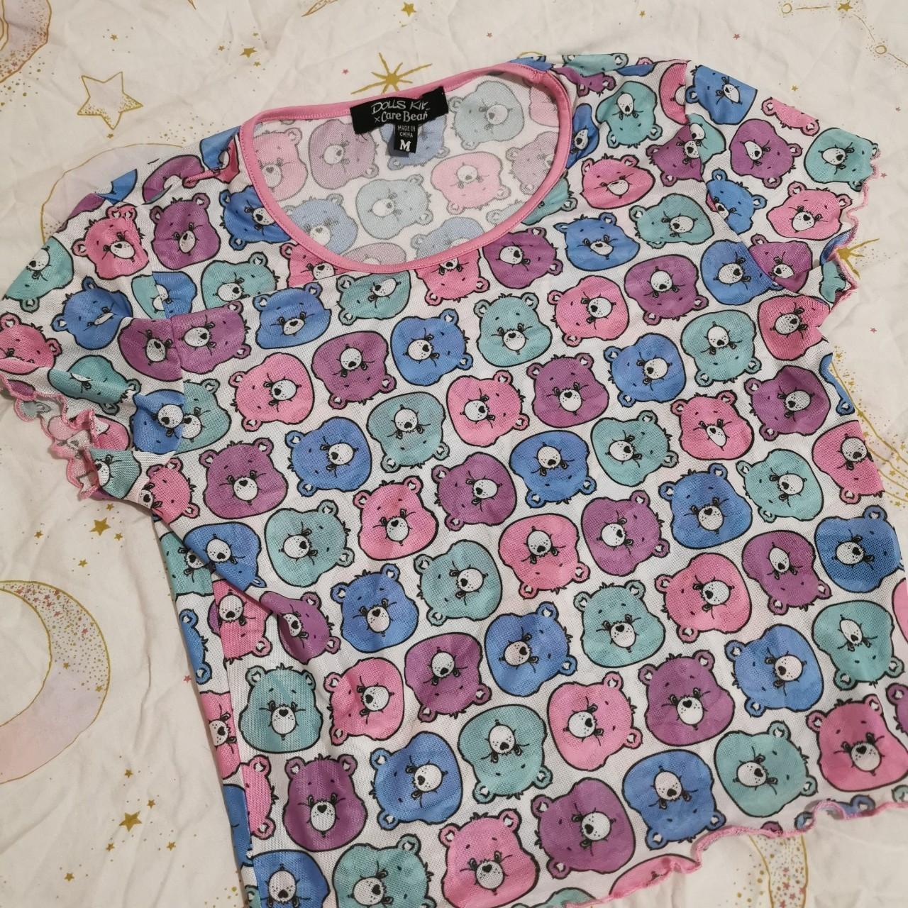 Dolls kill care bears mesh top in size M, worn only... Depop
