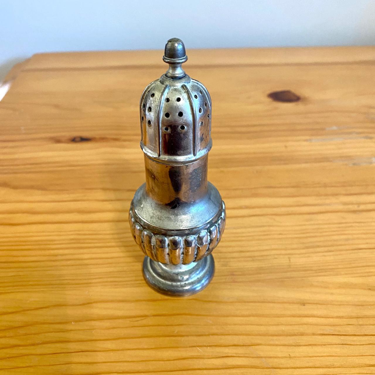 Vintage Godinger brand salt shaker. Silver plated... Depop