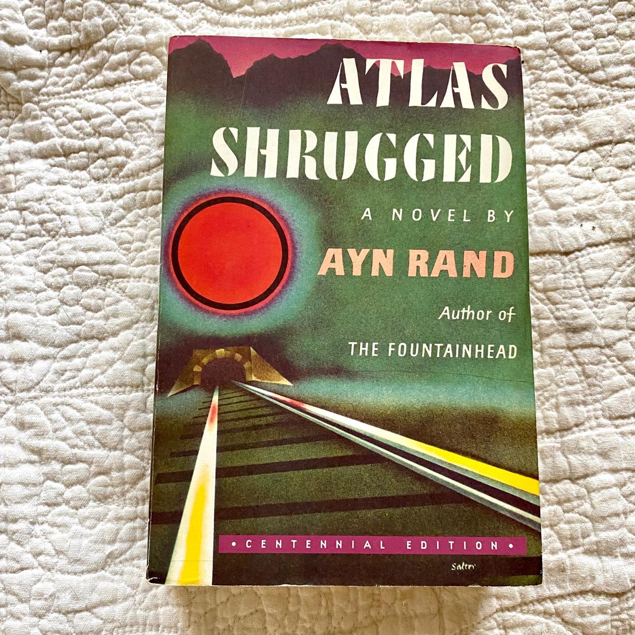 Atlas Shrugged By Ayn Rand Novel Special Centennial Depop