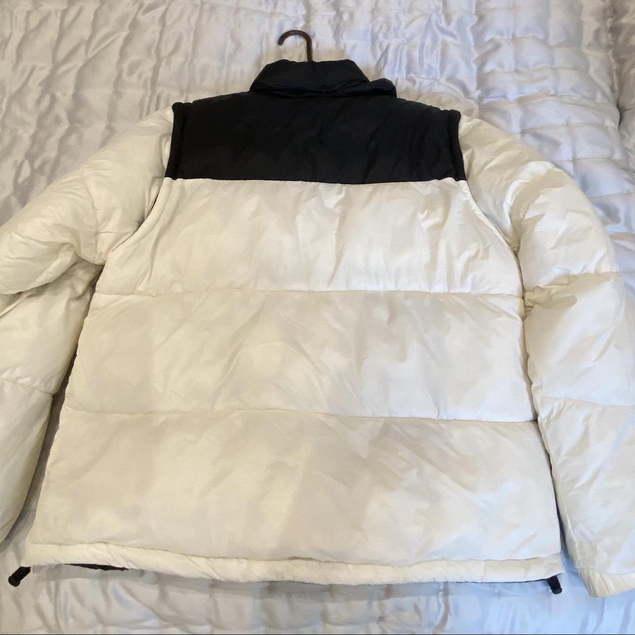 Iets frans white puffer coat/gilet , detachable arms... - Depop