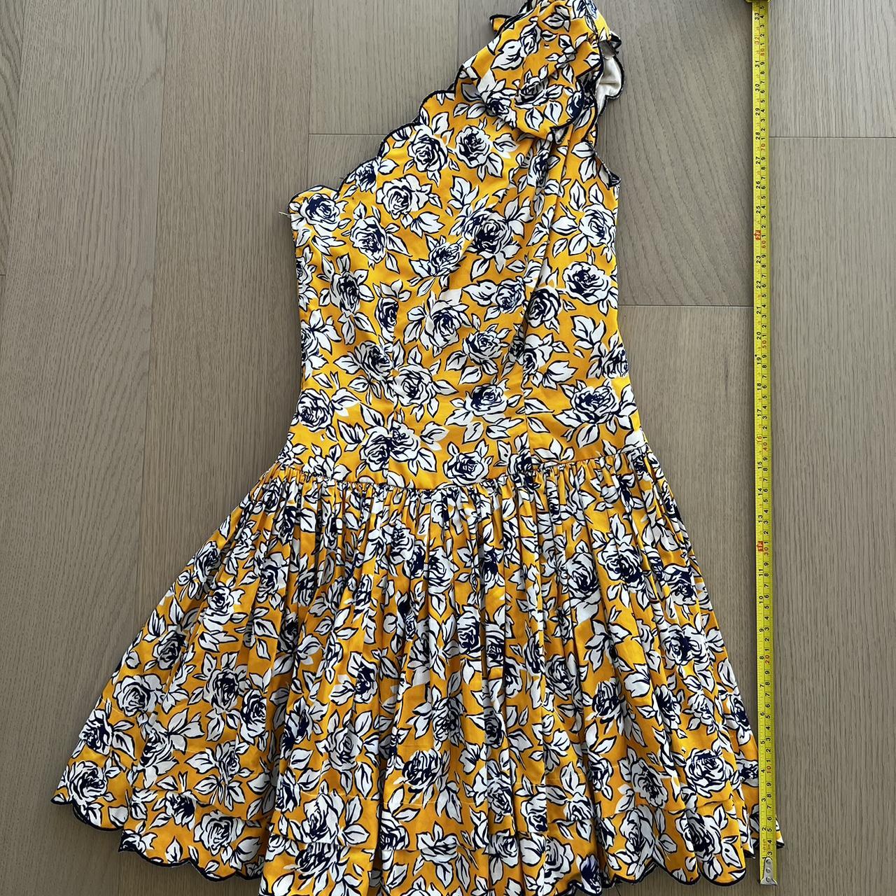 Vintage Yves Saint Laurent one shoulder floral