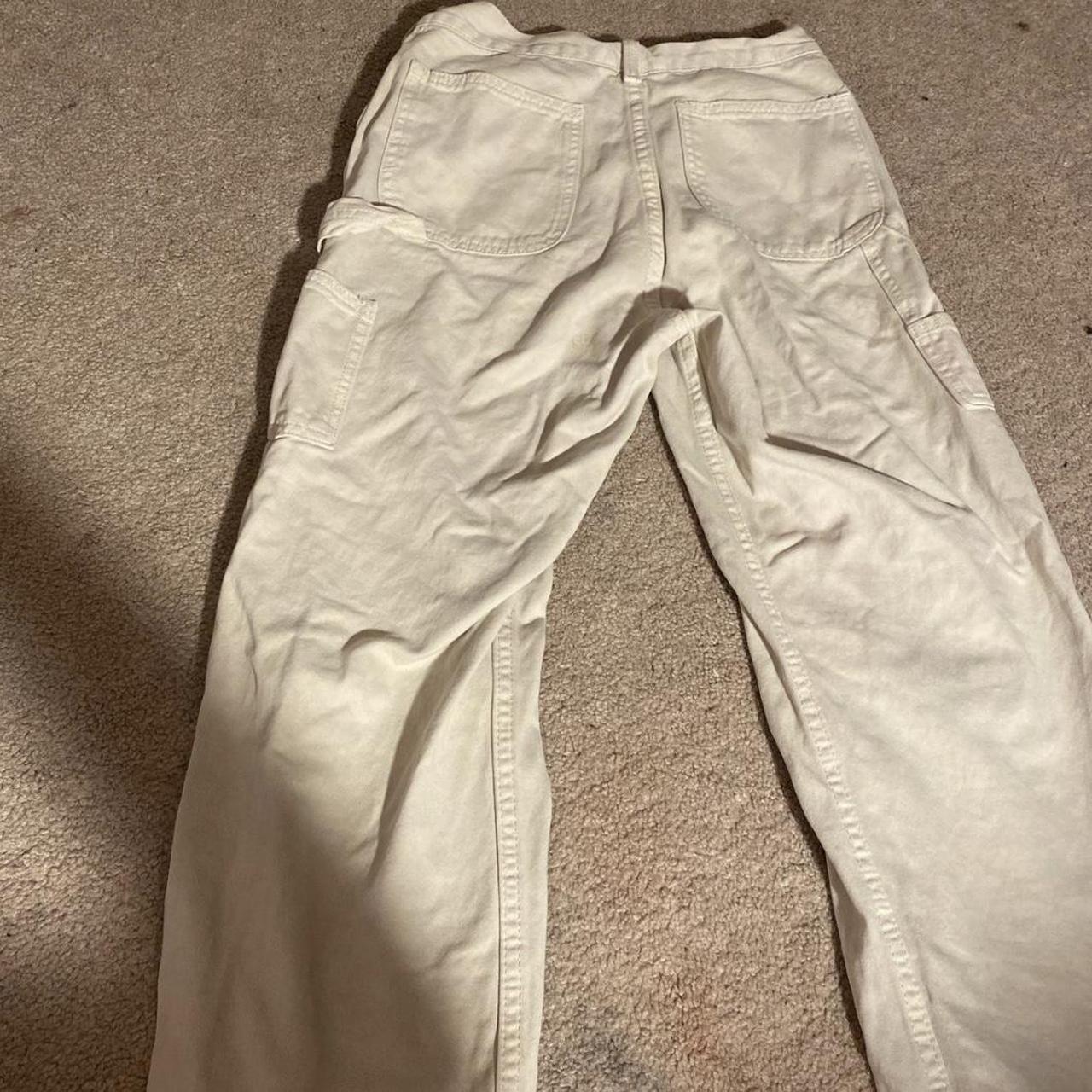 Brandy Melville Tatum Cargo Khaki pants size... Depop