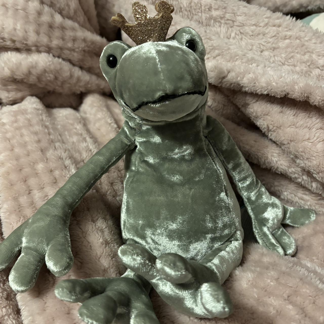 Jellycat frog store prince kiss