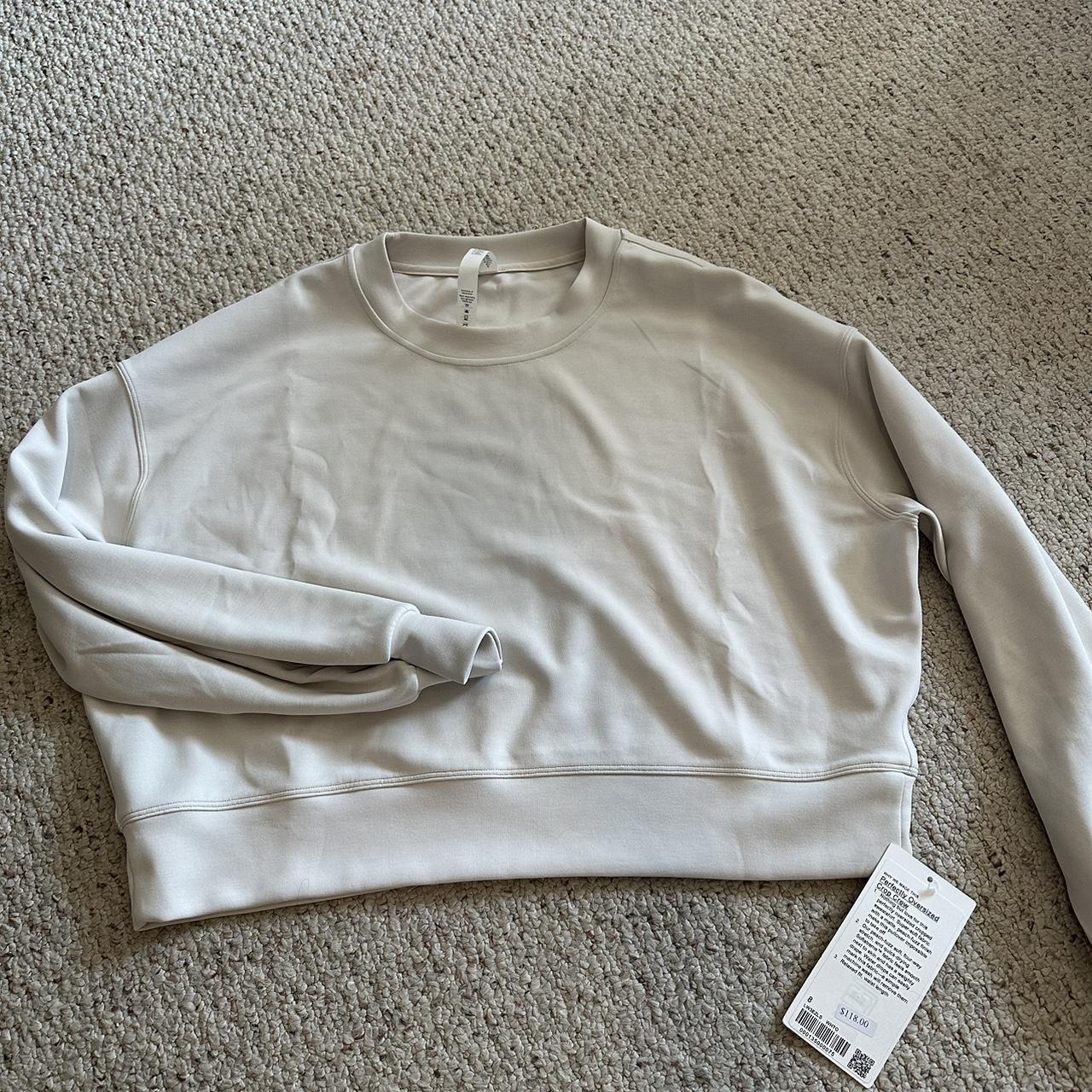 Lululemon Women's Cream Sweatshirt Depop