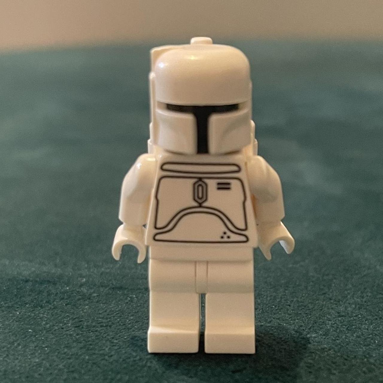 White Boba Fett minifigure - custom minifiugure but... - Depop