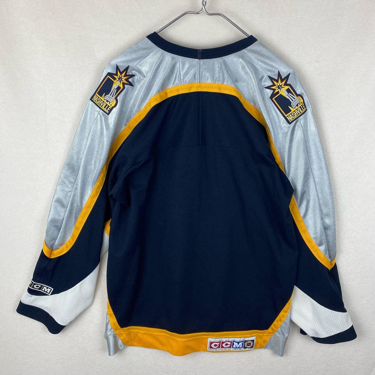 Vintage Nashville Predators CCM NHL Hockey Jersey - Depop