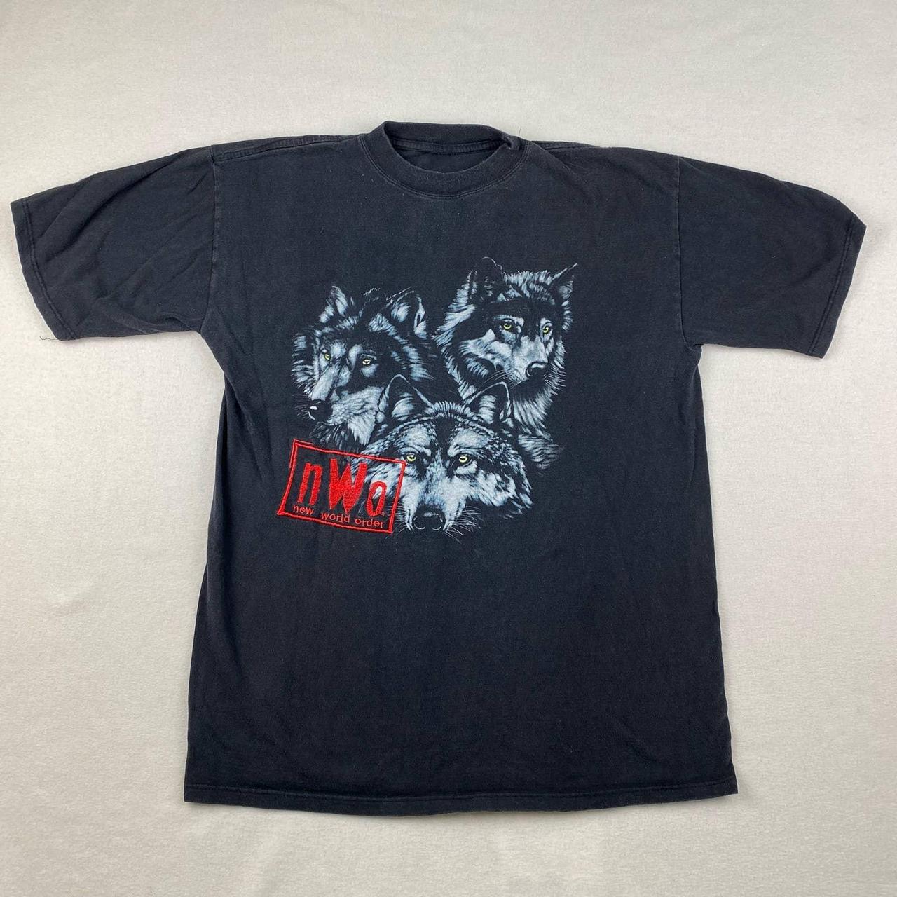 Vintage NWO New World Order T Shirt Wolf Pack... - Depop