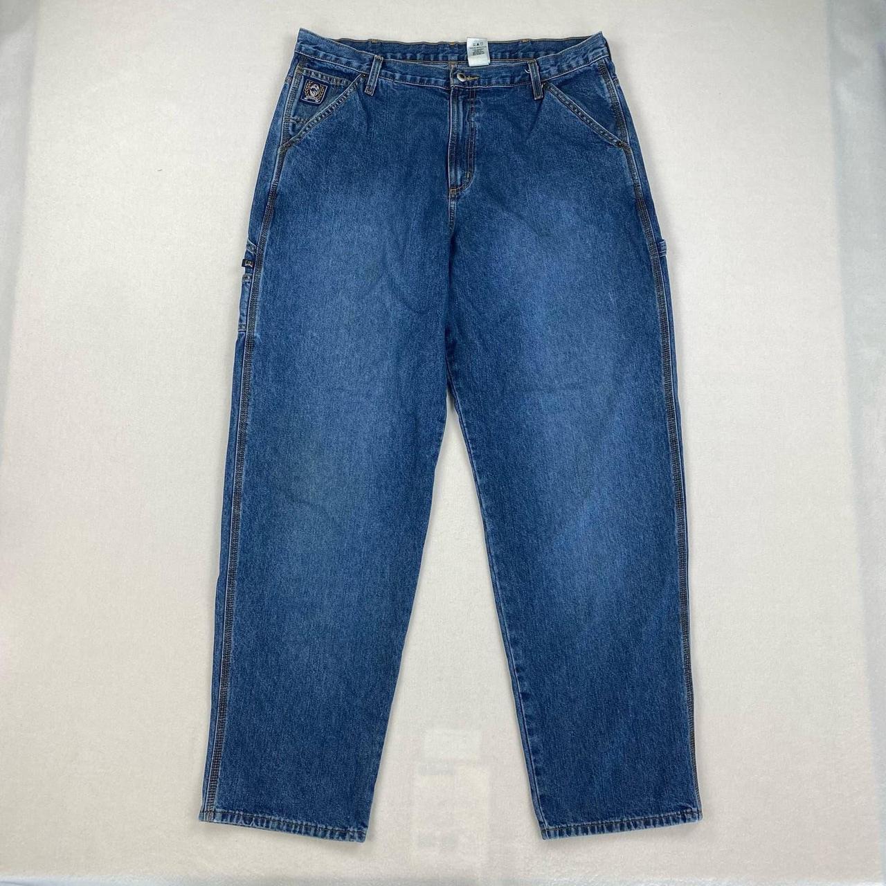 Vintage Cinch Carpenter Jeans Medium Wash Straight... - Depop