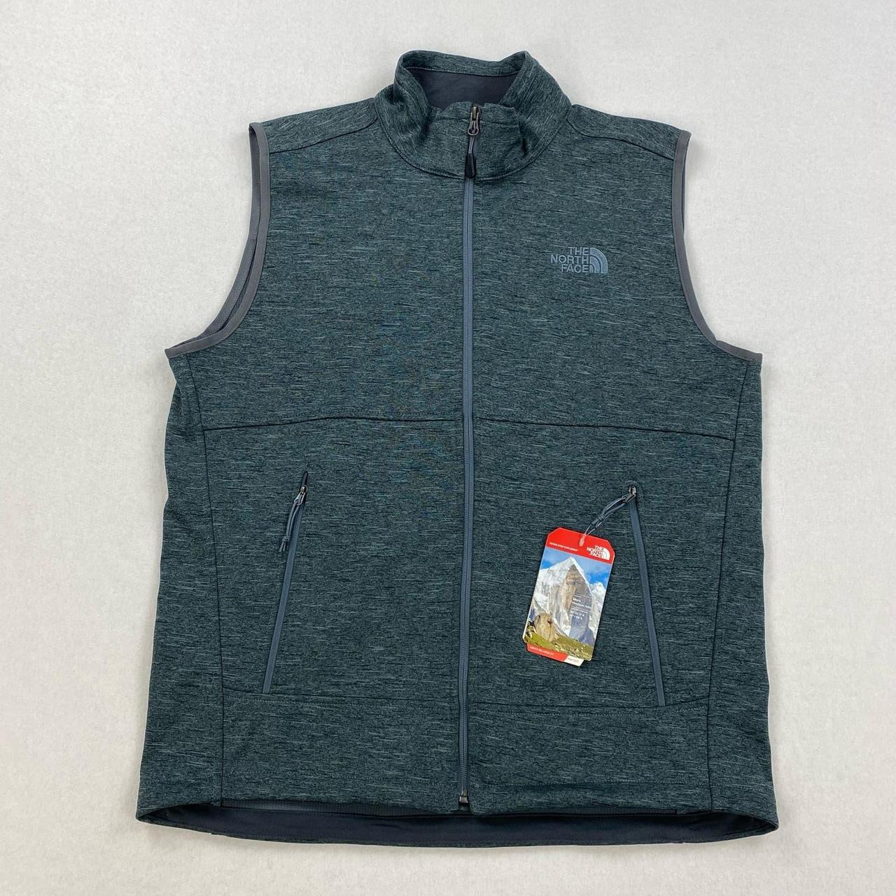 The North Face Apex Canyonwall Vest Grey Zip Up