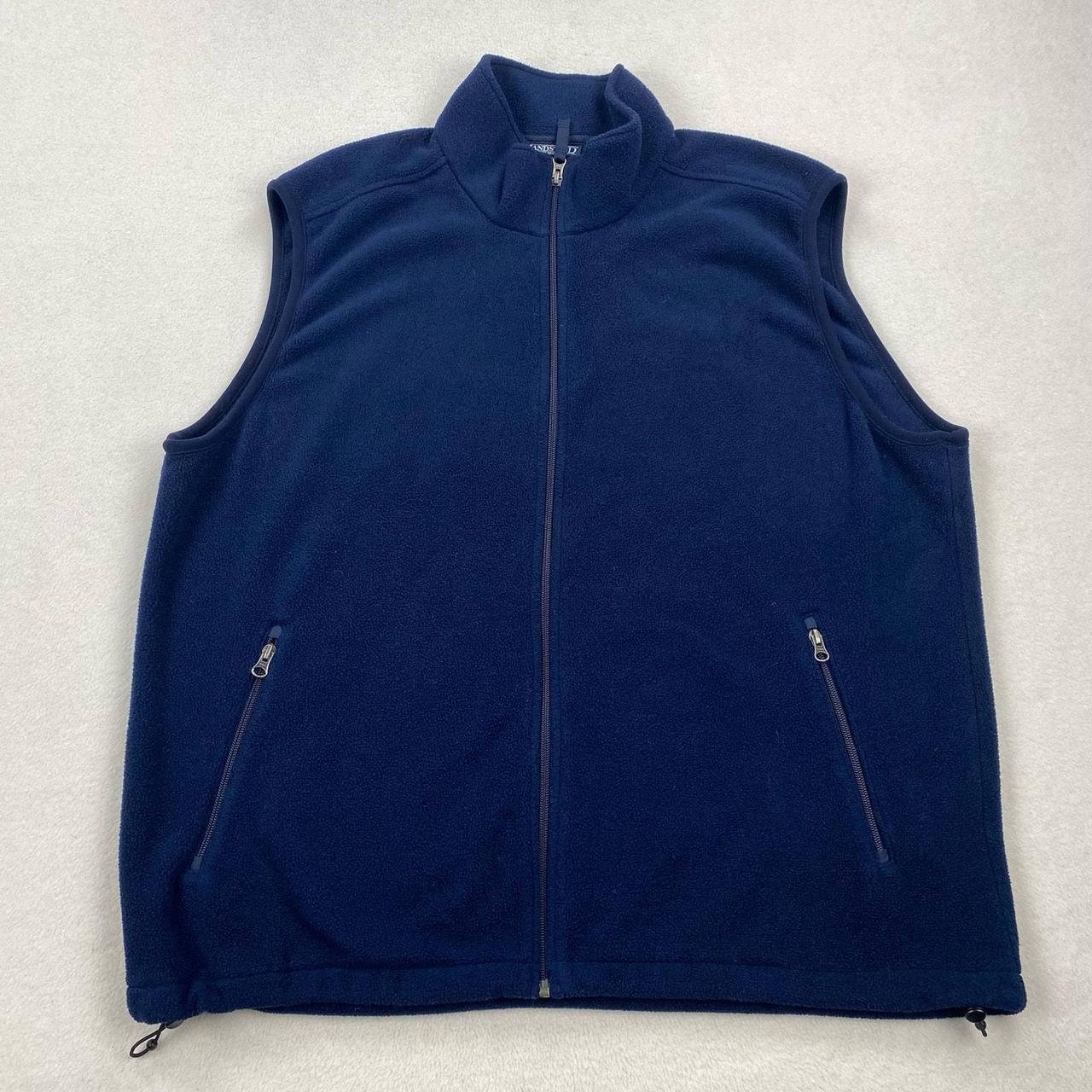 Lands End Sweater Fleece Jacket Lands' End Men's Thermacheck 100