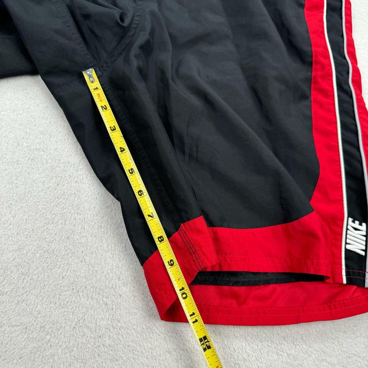 black and red nike shorts mens