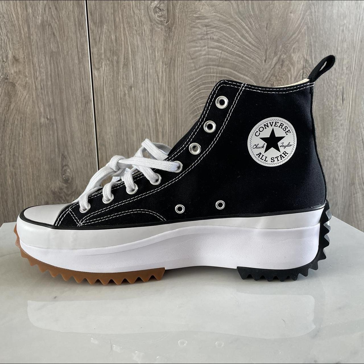 Converse Run Star Hike Hi trainers in Black Brand... - Depop