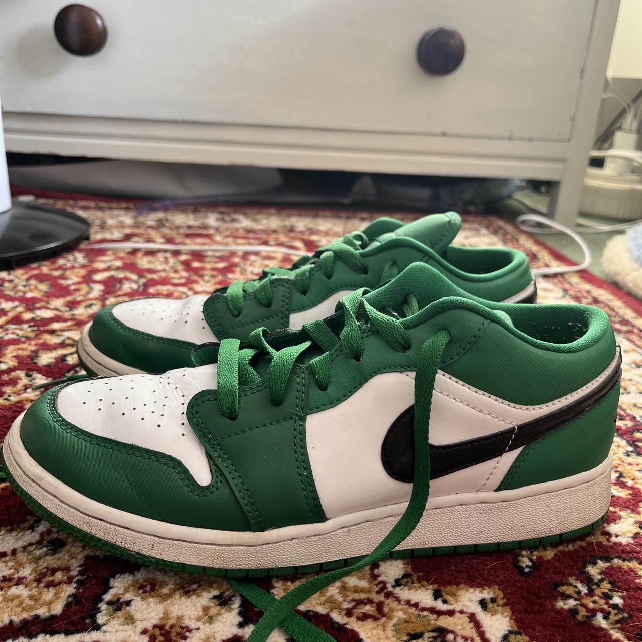Nike air Jordan 1 low pine green size 6 | Depop