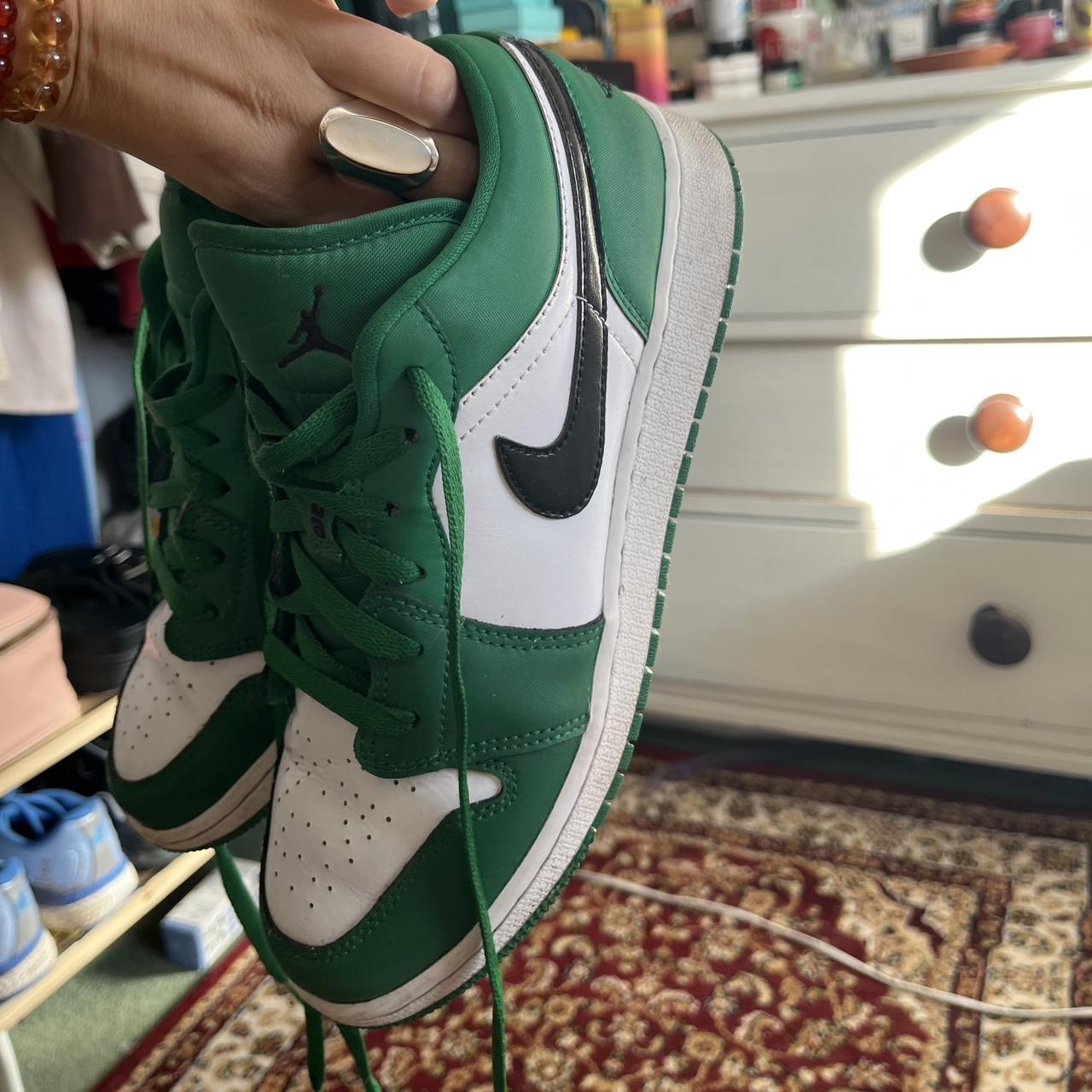 Nike air Jordan 1 low pine green size 6 | Depop