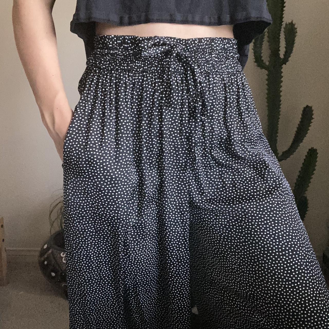 Zara Women's Black and White Trousers (2)