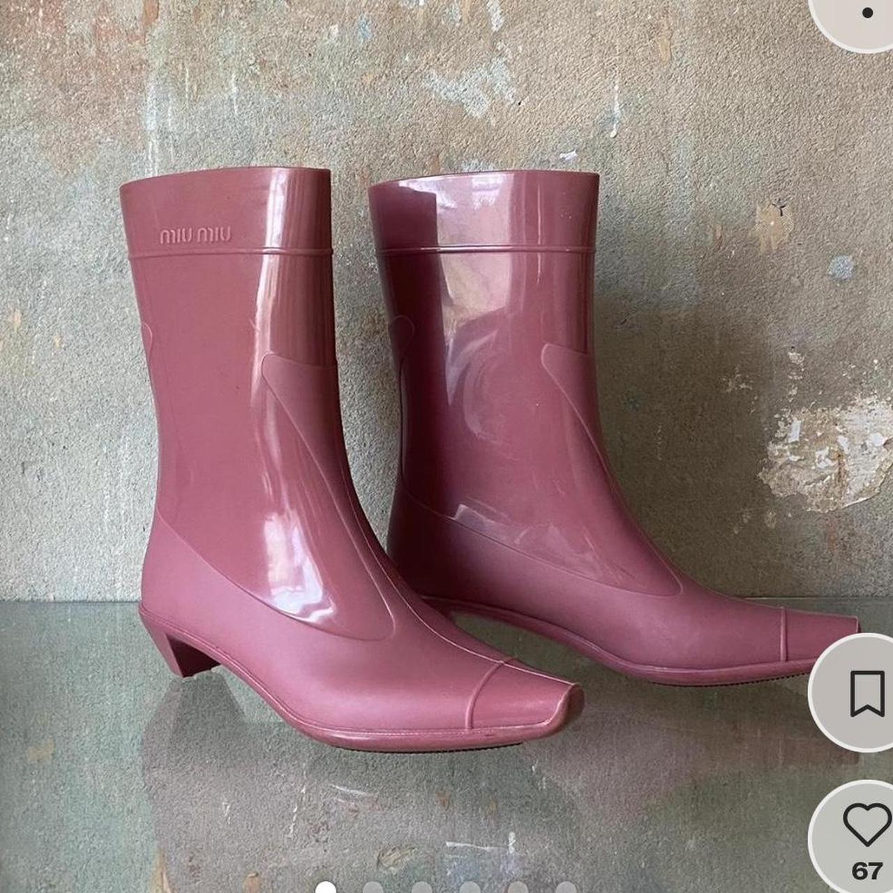 Miu miu sales rain boots