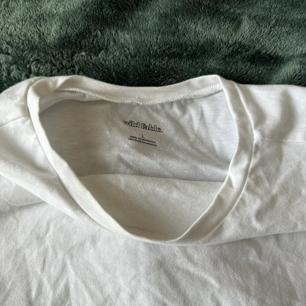 Target Women's White T-shirt | Depop