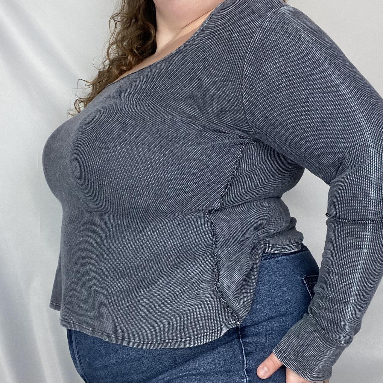 Kut from the Kloth Women's Grey Shirt (3)