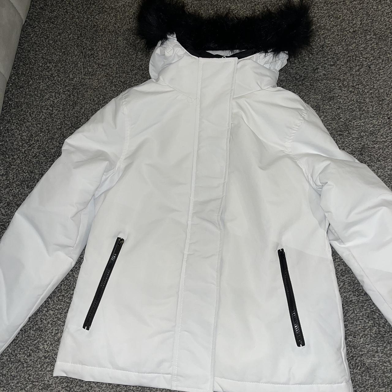 Threadbare Petite Ski coat with quilted lining in... - Depop