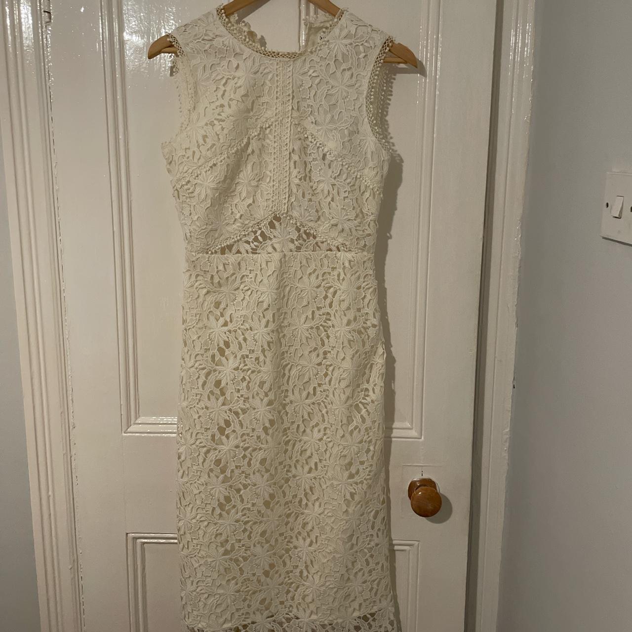 Warehouse corded shop lace dress