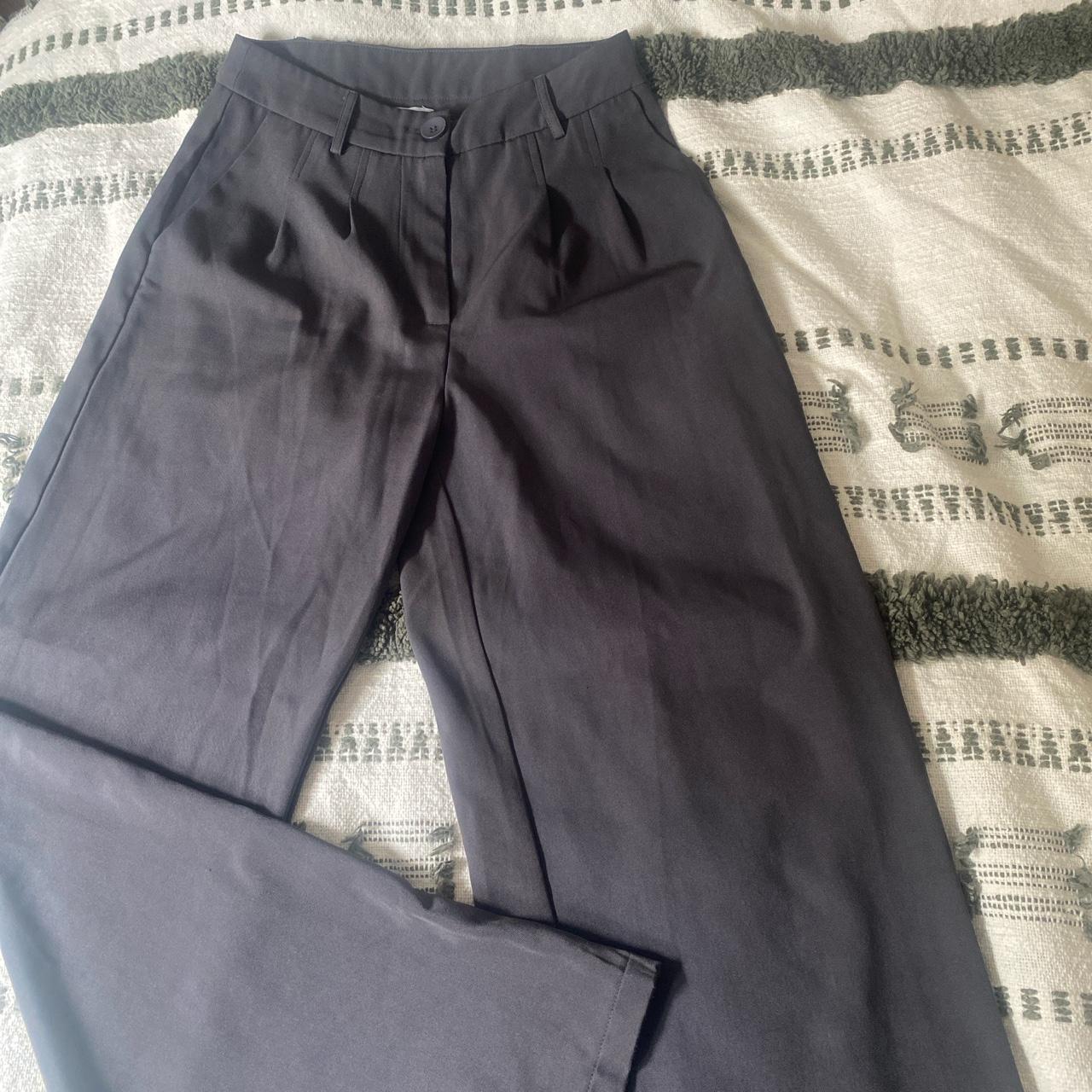 Princess Polly archer pant in skate grey - Depop