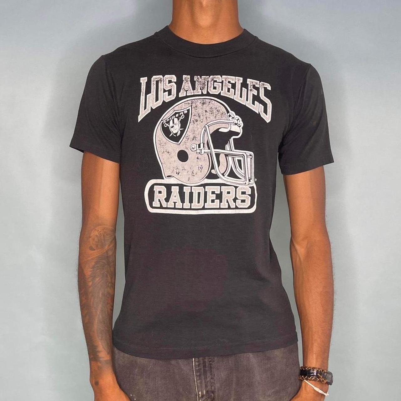 Vintage Los Angeles Raiders t-shirt Single stitch On - Depop