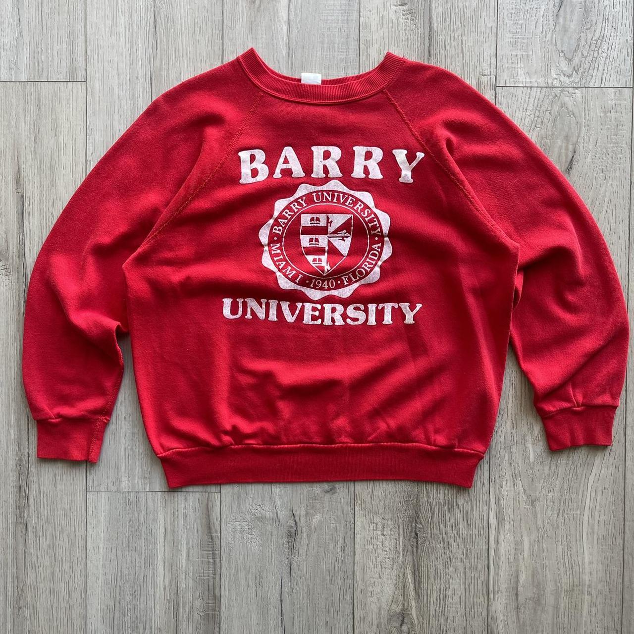 Vintage Barry university raglan sweatshirt No