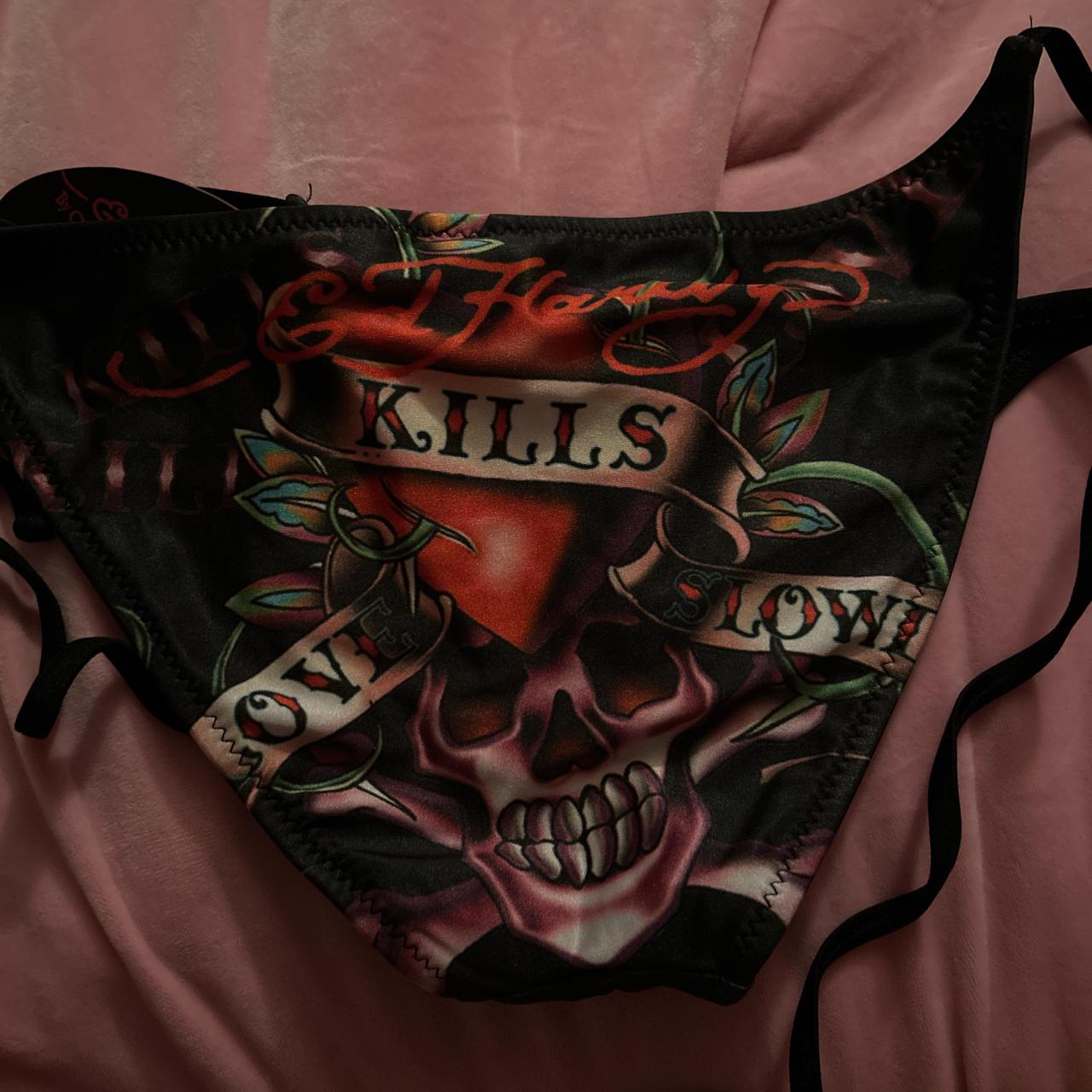 edhardy ビキニ　#5 Ed Hardy Bikini Spell Out Size XS Vintage Y2K | eBay