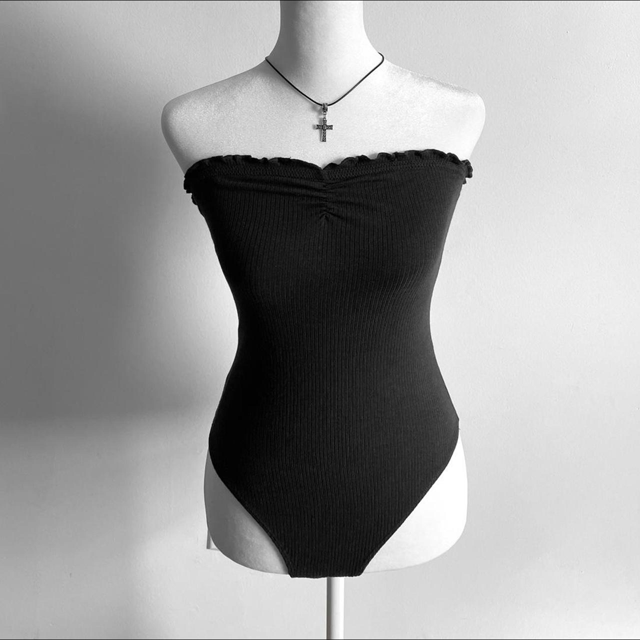 black bodysuit size s can fit both xs / s Depop