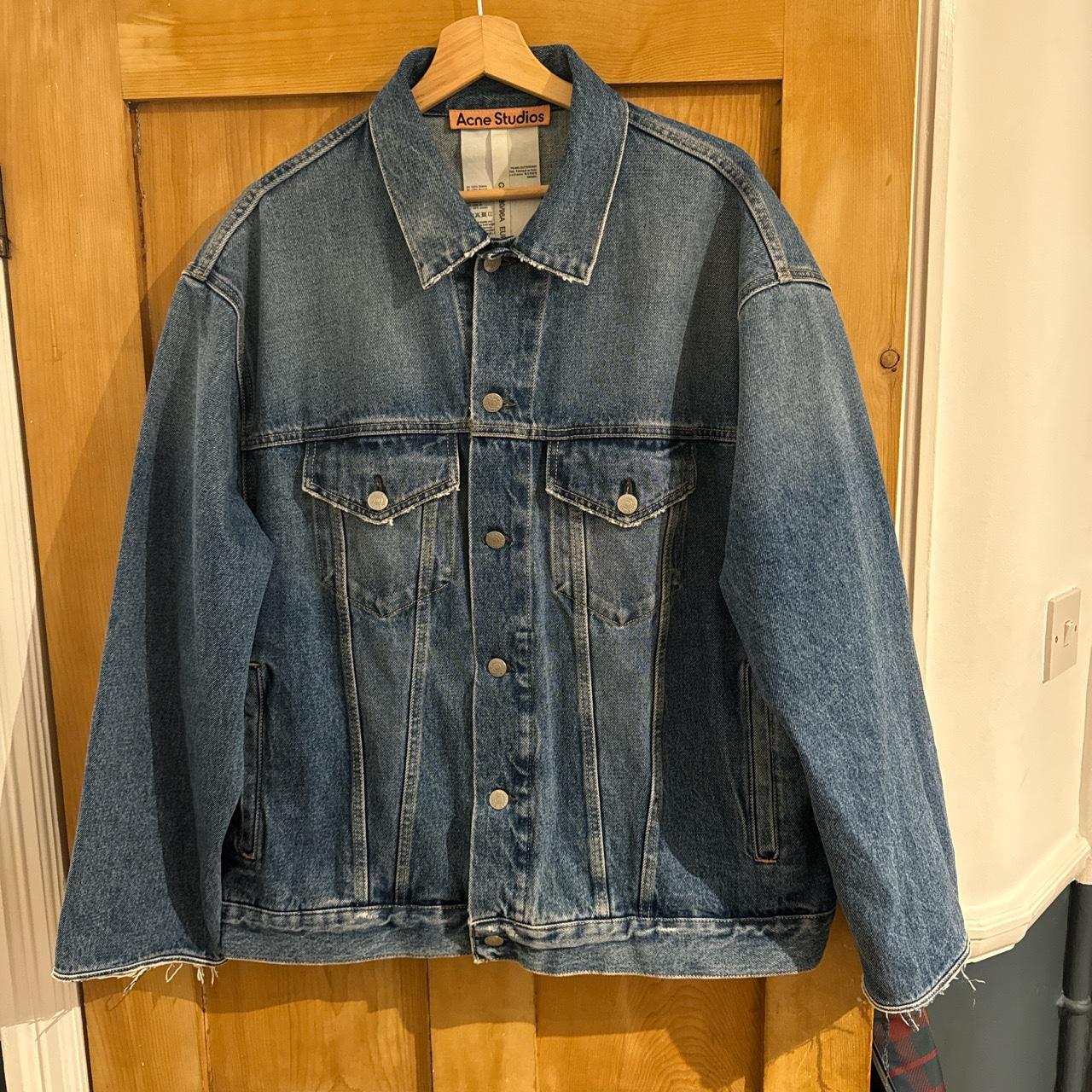 Acne Studios boxy fit denim jacket Size EU48 Very... - Depop