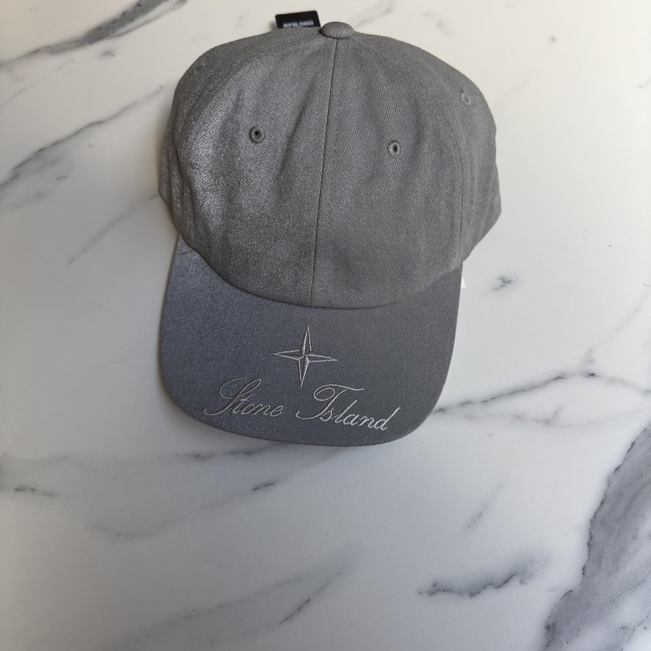 Brand New Stone Island Supreme Reflective Cap FW23 - Depop