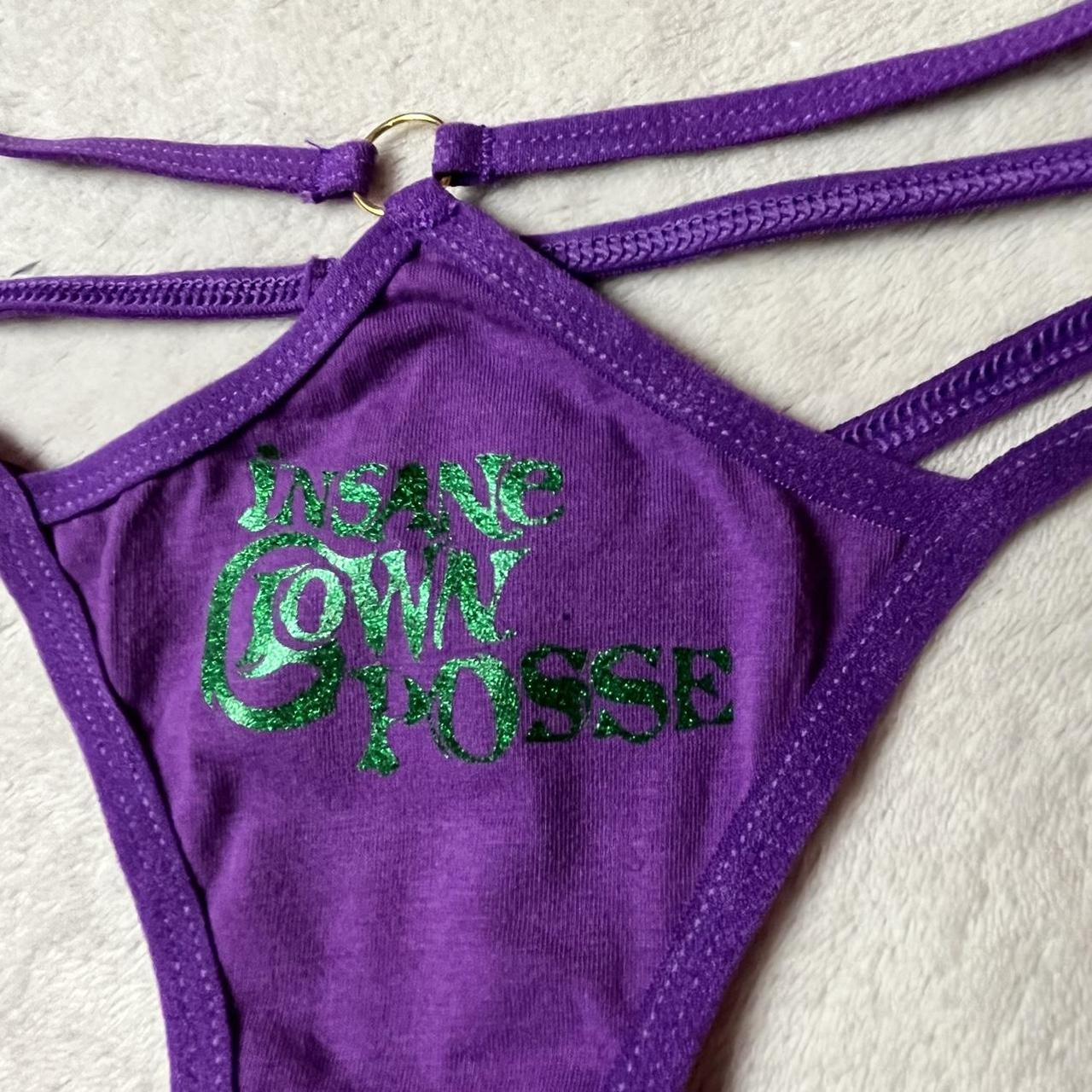 Revamped Icp Girl Thong 💚💜 Featuring The Icp Insane Depop