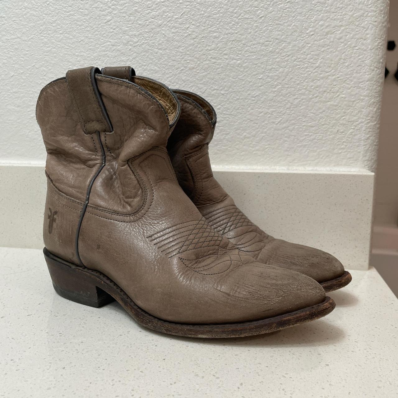 FRYE Western Ankle Boots size 7 Cute pre loved. Depop