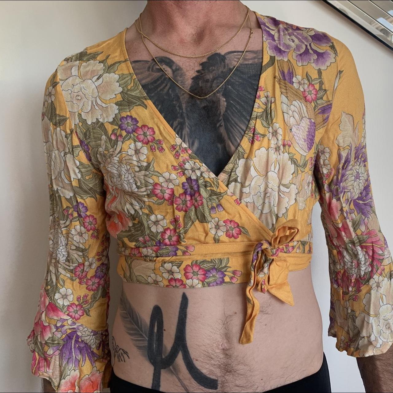 Spell wrap around crop top Only worn for photo... Depop