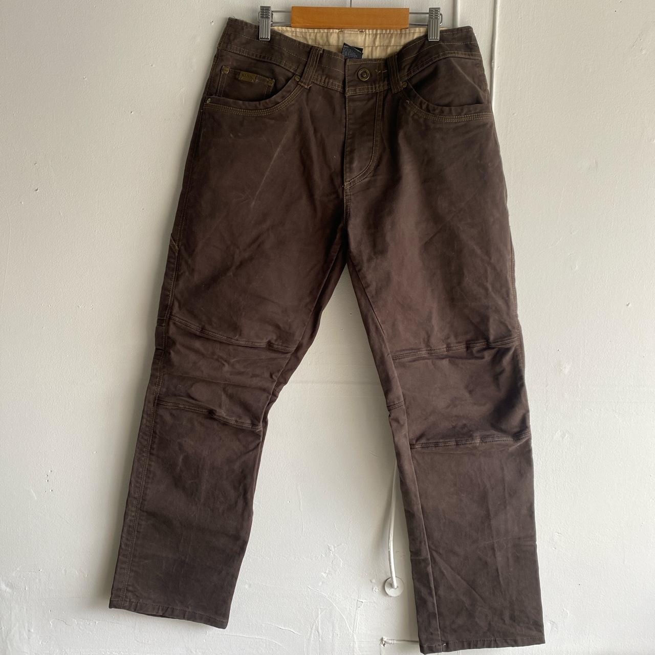 Kuhl vintage patina dyed outdoor’s pant’s in a mocha... - Depop