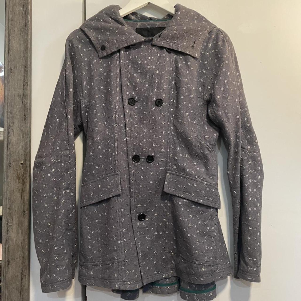 Issey Miyake Women's Jacket - Grey/Blue - S – Vin… - image 1