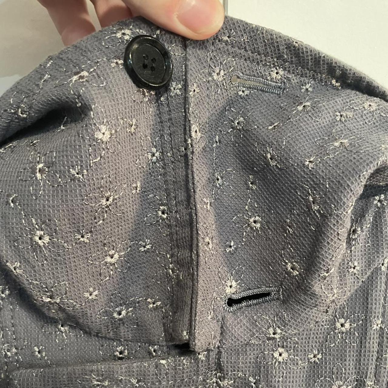 Issey Miyake Women's Jacket - Grey/Blue - S – Vin… - image 4