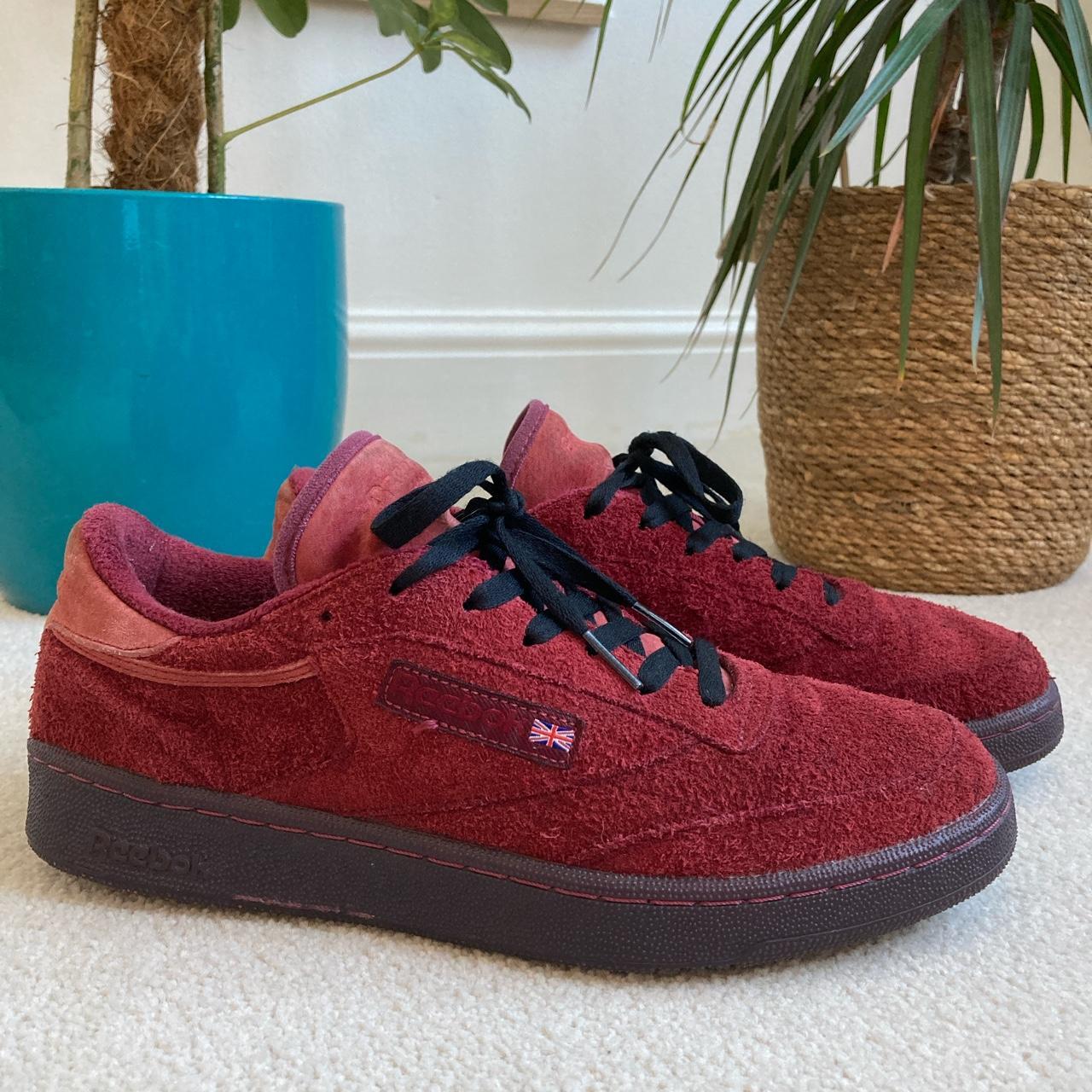 Reebok club c teasel hot sale suede