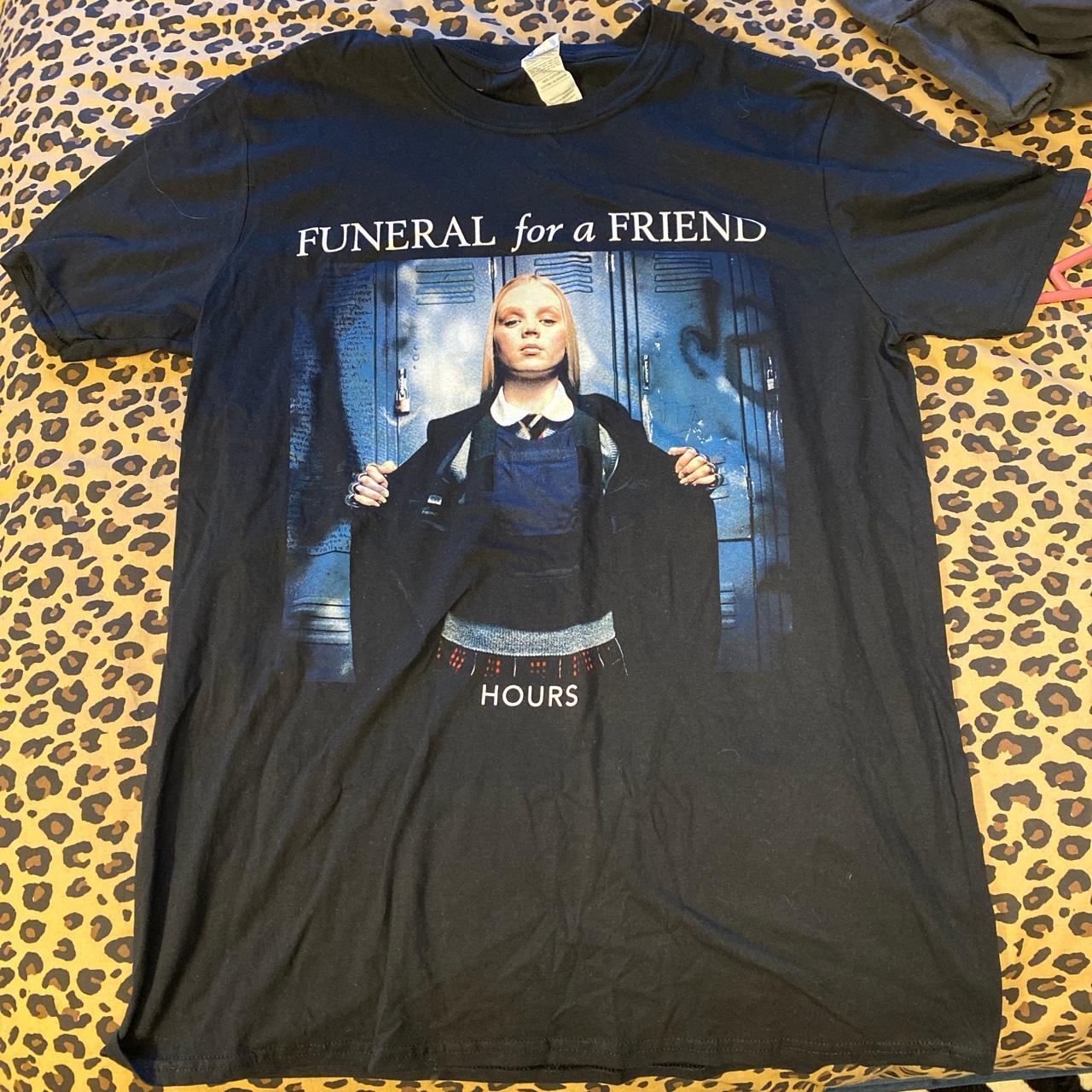 FUNERAL FOR A FRIEND hours tee size L Never... Depop