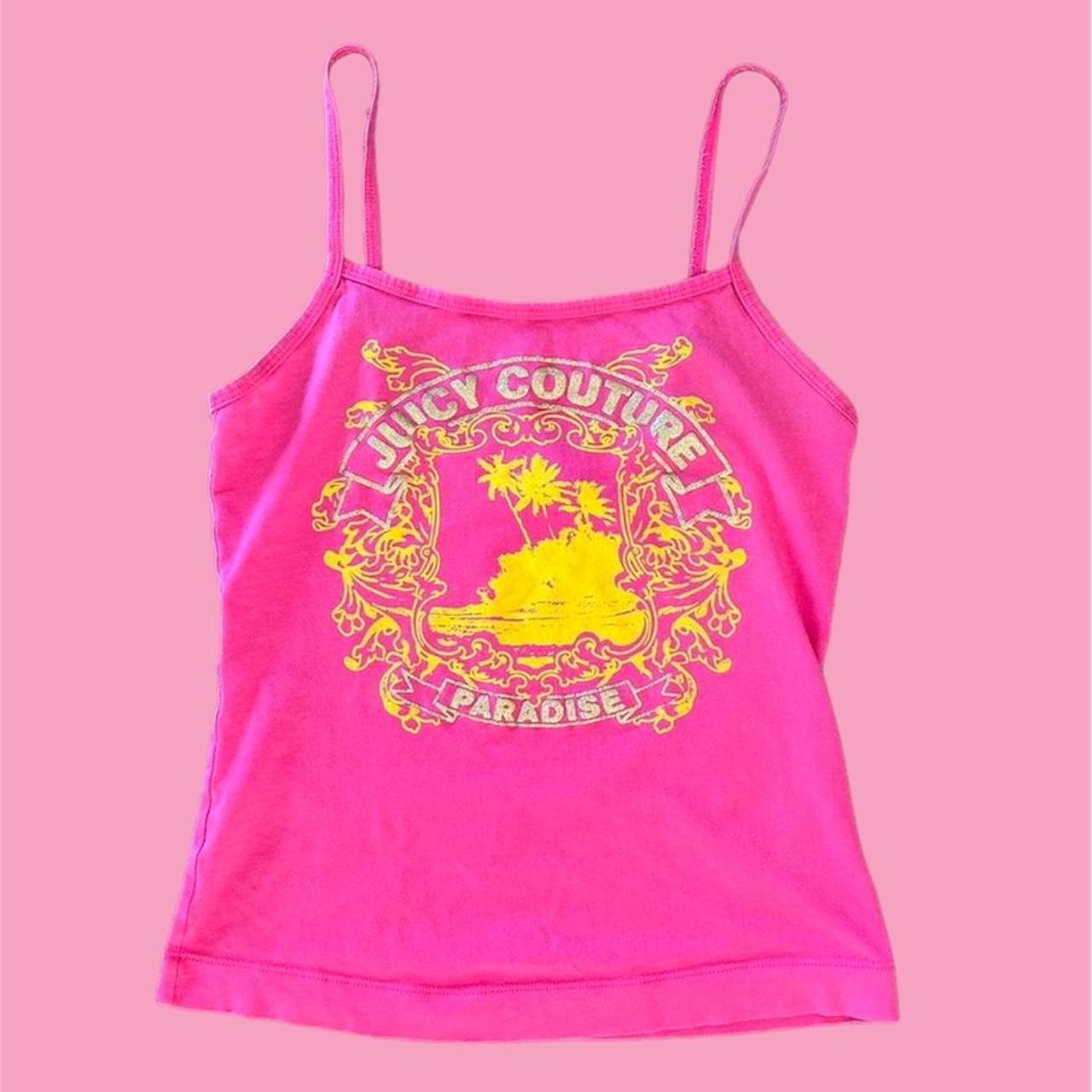 Vintage Juicy Couture Y2k Rare Hot Pink Tropical Depop 0748