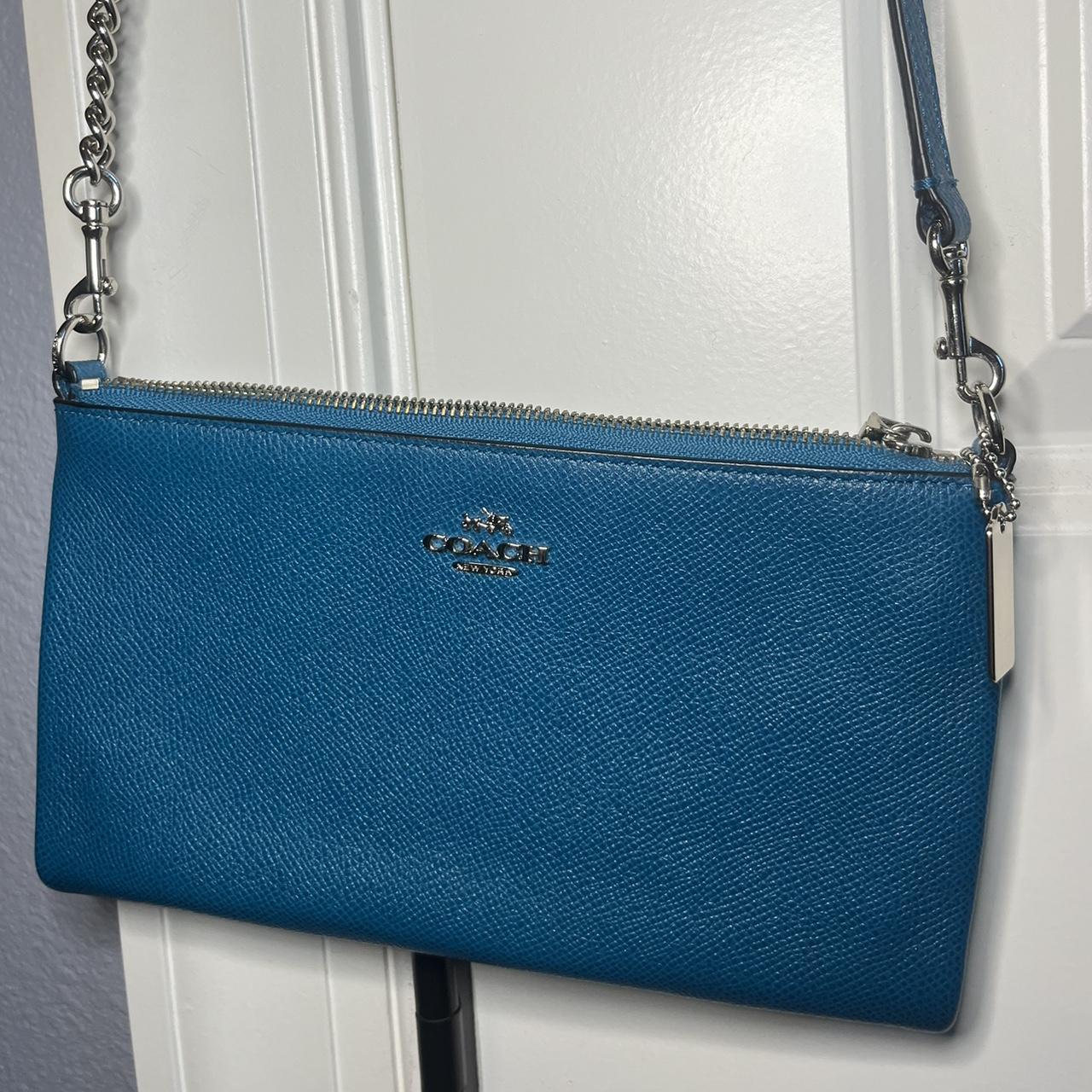 Coach Crossbody Purse Blue good condition